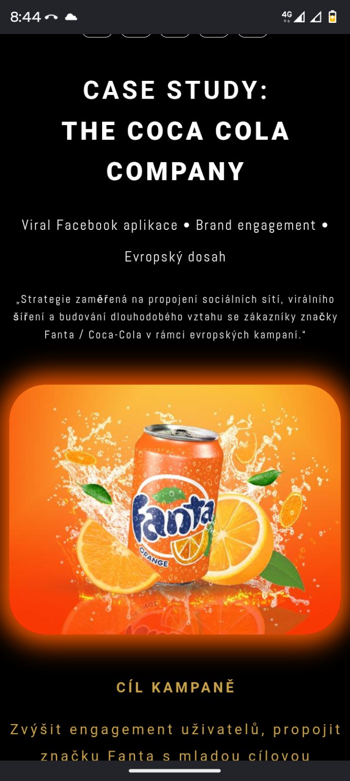 Archivní case study The Coca-Cola Company — Fanta, viral Facebook aplikace, brand engagement a evropský dosah