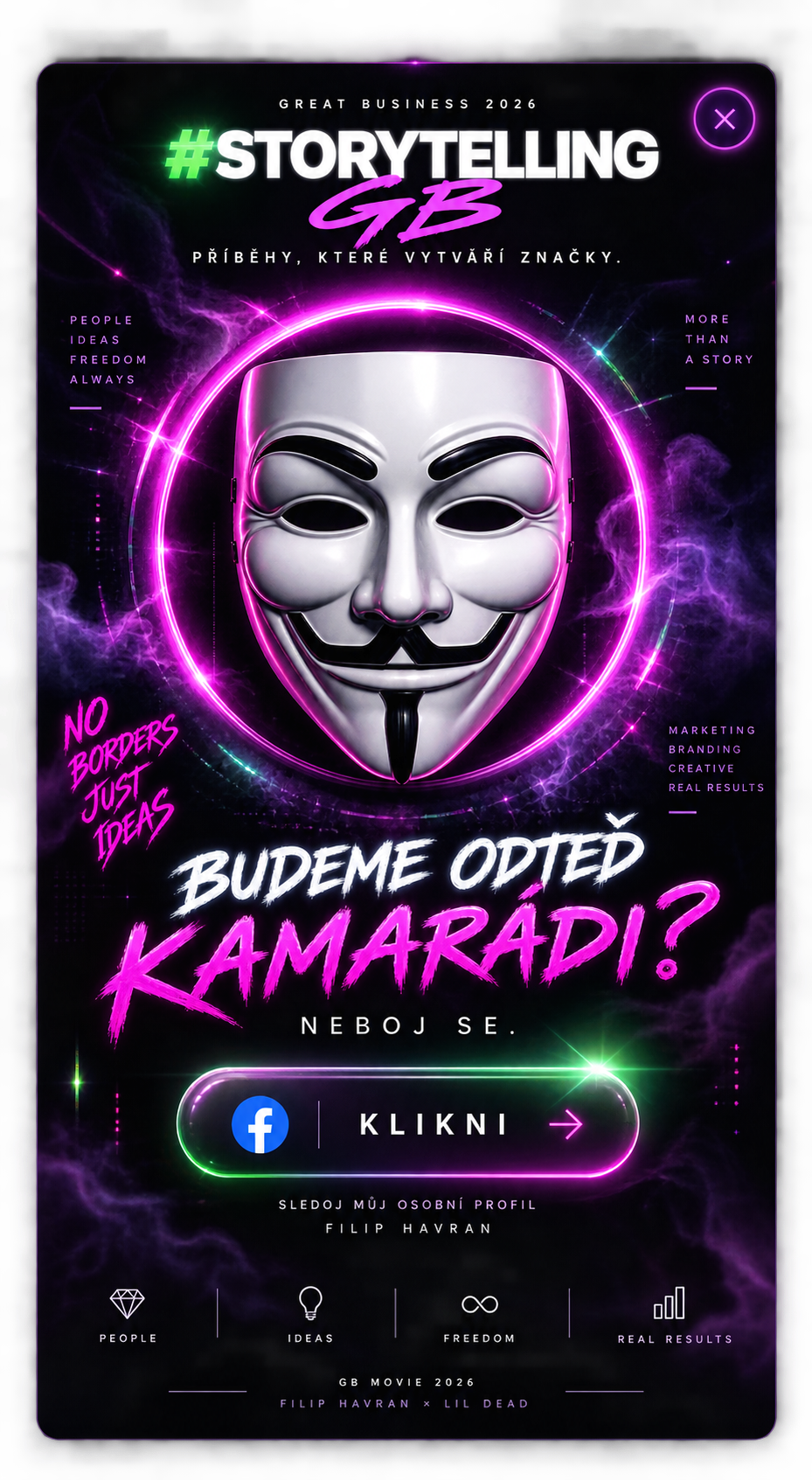 Storytelling GB — Budeme odteď kamarádi?